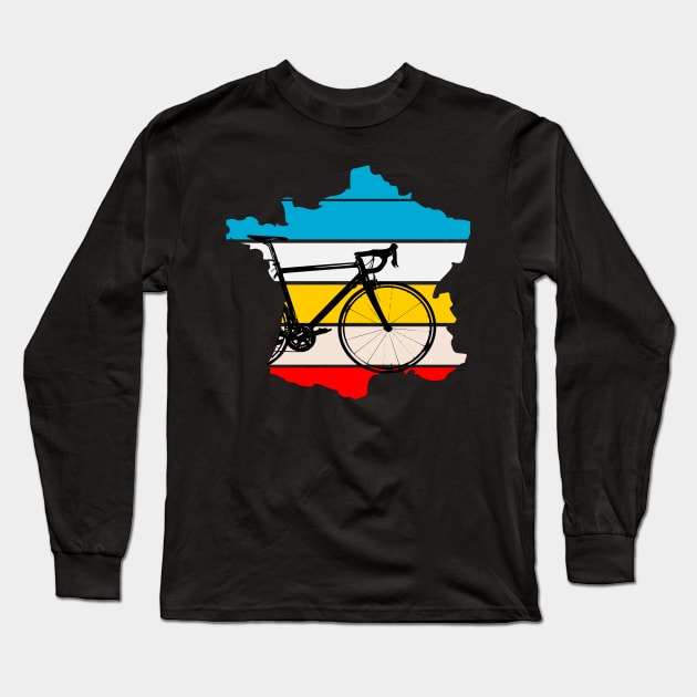 tours france Long Sleeve T-Shirt by vintagejoa